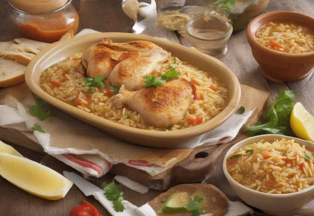 Aprenda a preparar la receta de sopa de pollo con orzo tostado