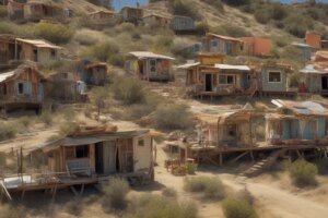 Así lucen las últimas casas hippie construidas a mano en el norte de California