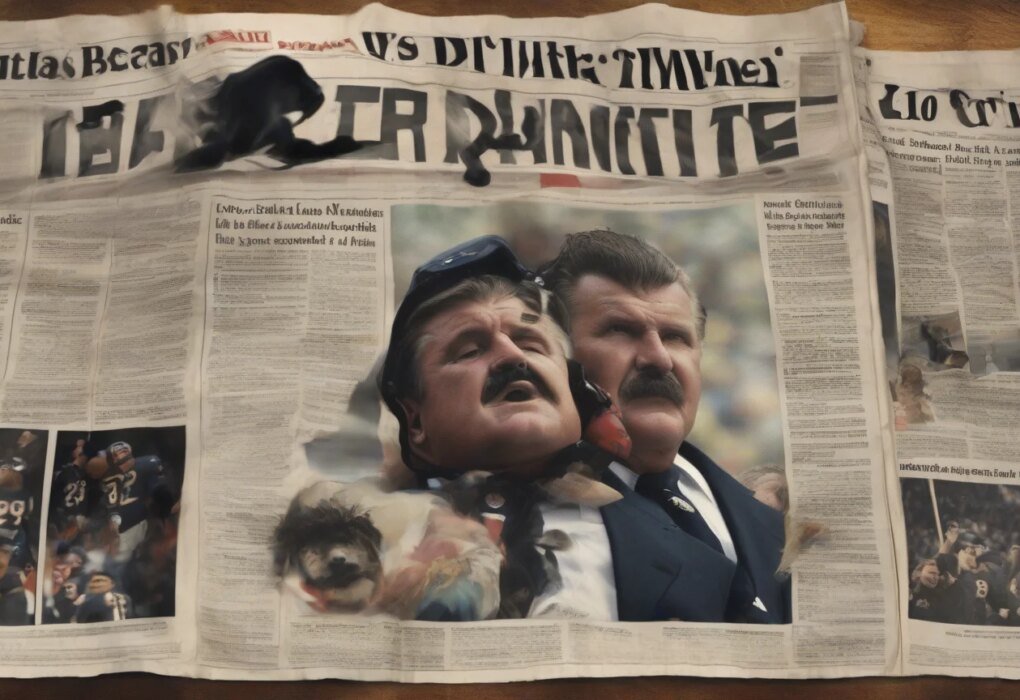 Con bigotes falsos y cintas tejidas, los Bears rinden tributo a Mike Ditka