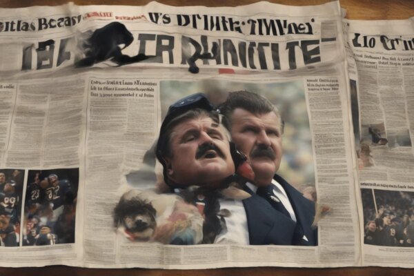 Con bigotes falsos y cintas tejidas, los Bears rinden tributo a Mike Ditka