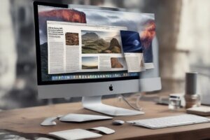 An array of iMacs in different colors