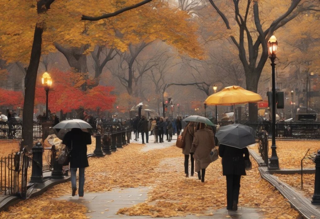 Estilos de otoño para Nueva York: Broadway, SoHo y paseos por Central Park