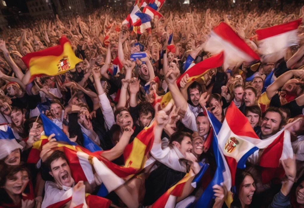 Estudiantes en Serbia celebran por segunda noche su triunfo electoral