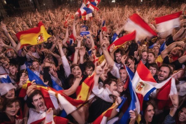 Estudiantes en Serbia celebran por segunda noche su triunfo electoral