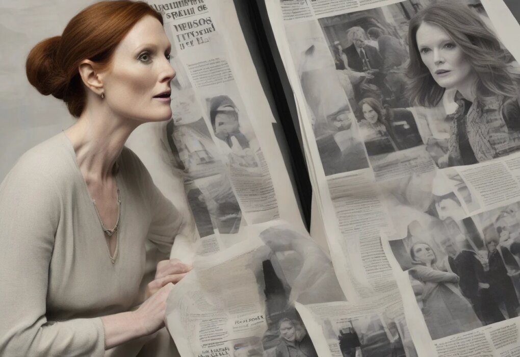 Julianne Moore brilla en el estreno en Londres de The Debut, de Jesse Eisenberg