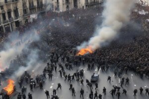 Violentas protestas en Francia dejan más de 1.200 detenidos y varios edificios incendiados