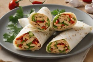 Wraps de lechuga con pollo picante y otras recetas elaboradas esta semana